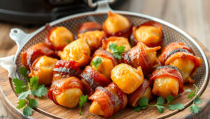 Bacon Wrapped Water Chestnuts – Easy Air Fryer Recipe